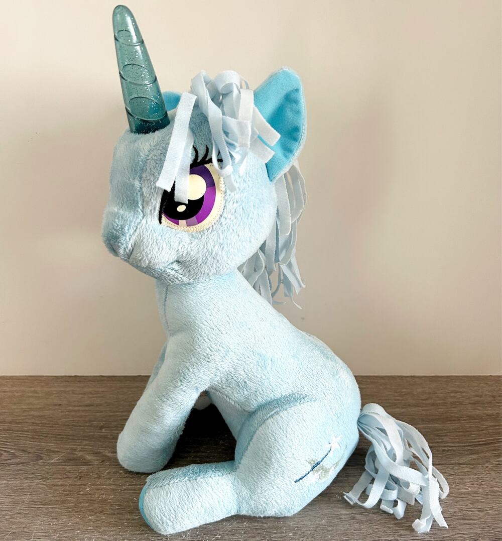 My Little Pony Sparkle Horn Plush Trixie Light Up Hasbro Tested - WORKS EUC
